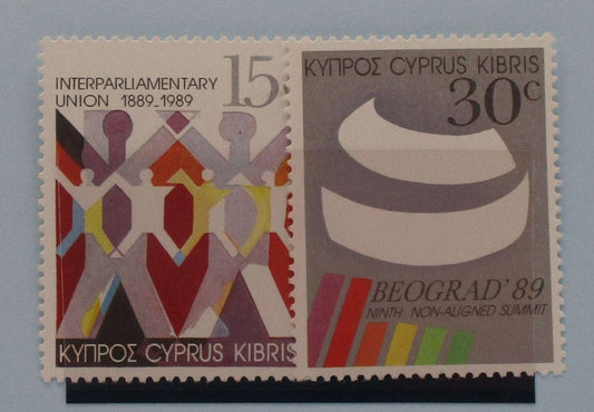 Cyprus Stamps, 1989, SG745-746, Mint image 0