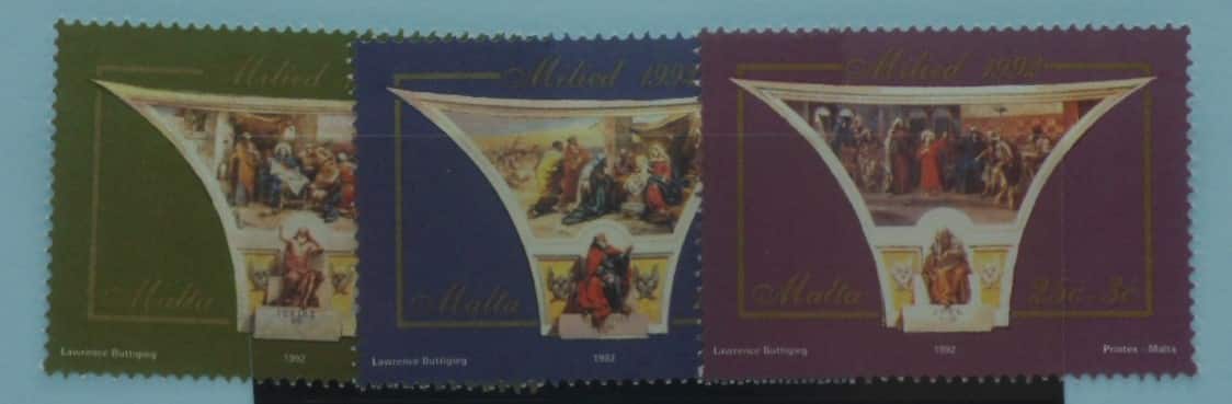 Malta Stamps, 1992, SG931-933, Mint image 0
