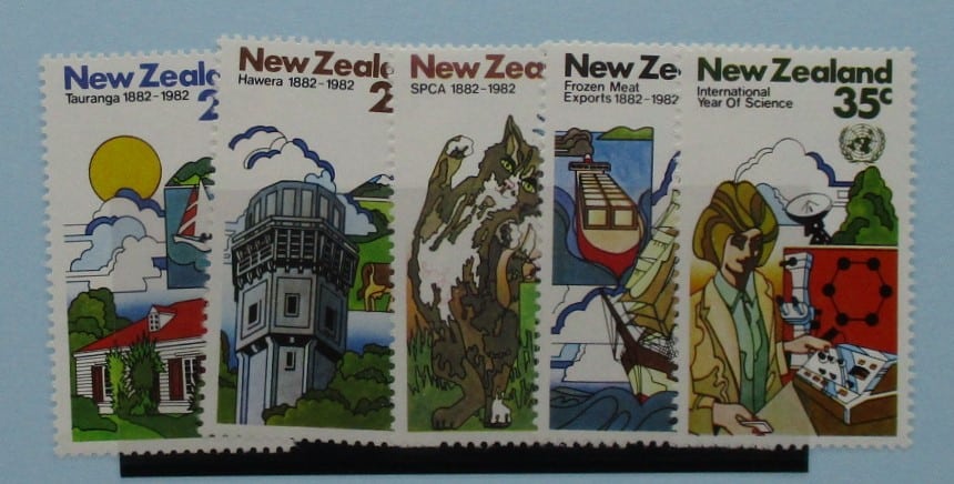 New Zealand Stamps, 1982, SG1256-1260, Mint image 0