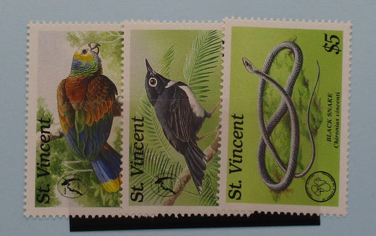 St Vincent Stamps, 1989, SG1306-1308, Mint image 0