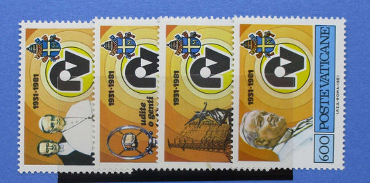 Vatican City Stamps, 1981, SG755-758, Mint image 0