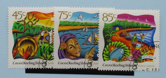 Cocos (Keeling) Islands Stamps, 1997, SG351-353, Used image 0