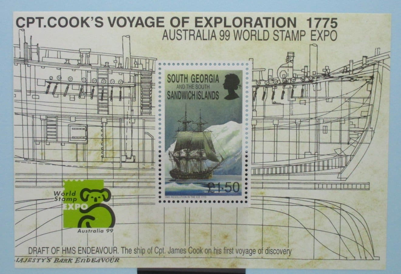 South Georgia and South Sandwich Islands Stamps, 1999, MS288, Mint image 0