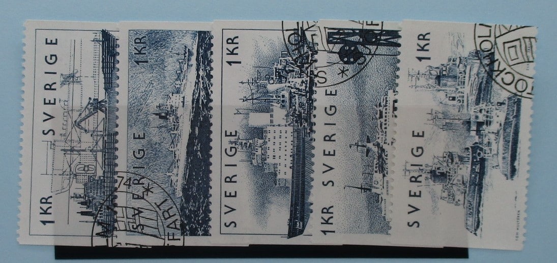 Sweden Stamps, 1974, SG823-827, Used image 0