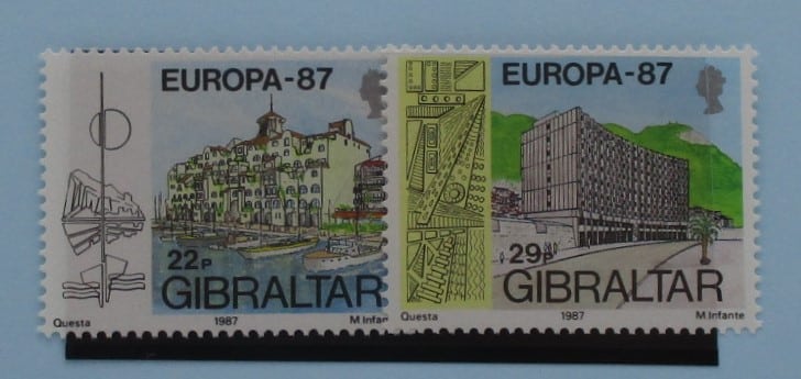 Gibraltar Stamps, 1987, SG563-564, Mint image 0
