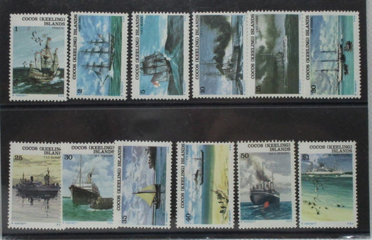 Cocos (Keeling) Islands Stamps, 1976, SG20-31, Mint image 0