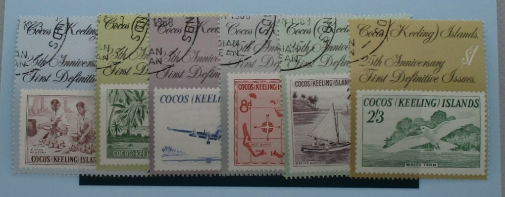 Cocos (Keeling) Islands Stamps, 1988, SG185-190, Used image 0