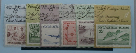 Cocos (Keeling) Islands Stamps, 1988, SG185-190, Used image 0