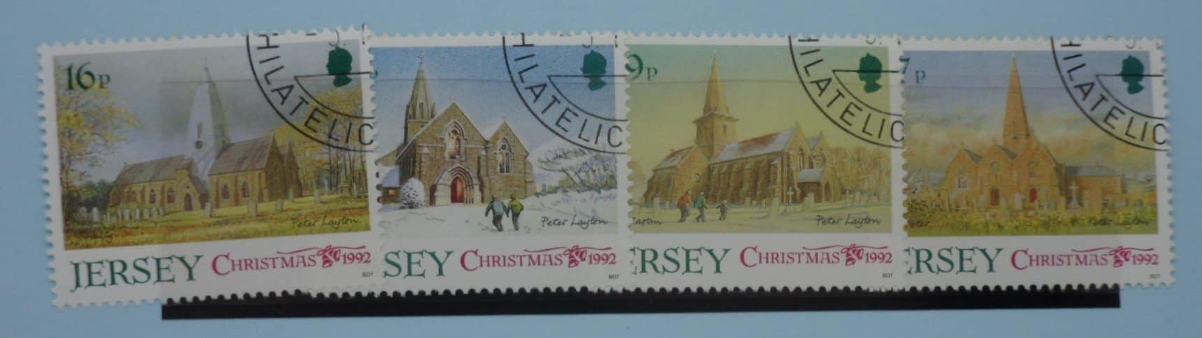 Jersey Stamps, 1992, SG597-600, Used image 0