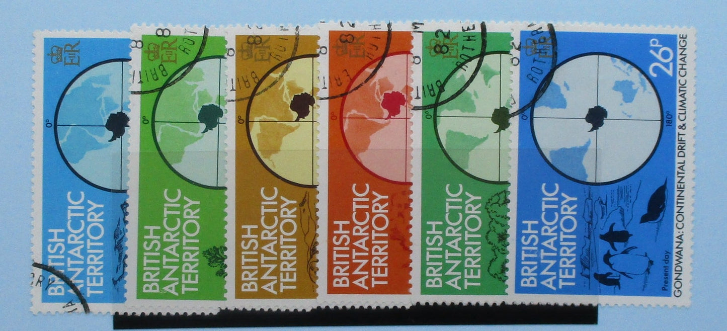 British Antarctic Territory Stamps, 1982, SG103-108, Used image 0