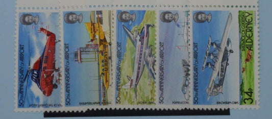 Alderney Stamps, 1985, SGA18-A22, Mint image 0
