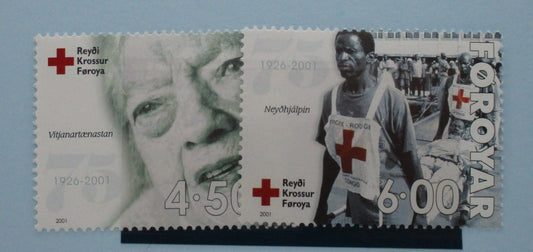 Faroe Islands Stamps, 2001, SG404-405, Mint image 0
