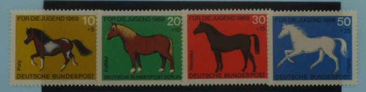 West Germany Stamps, 1969, SG1478-1481, Mint image 0
