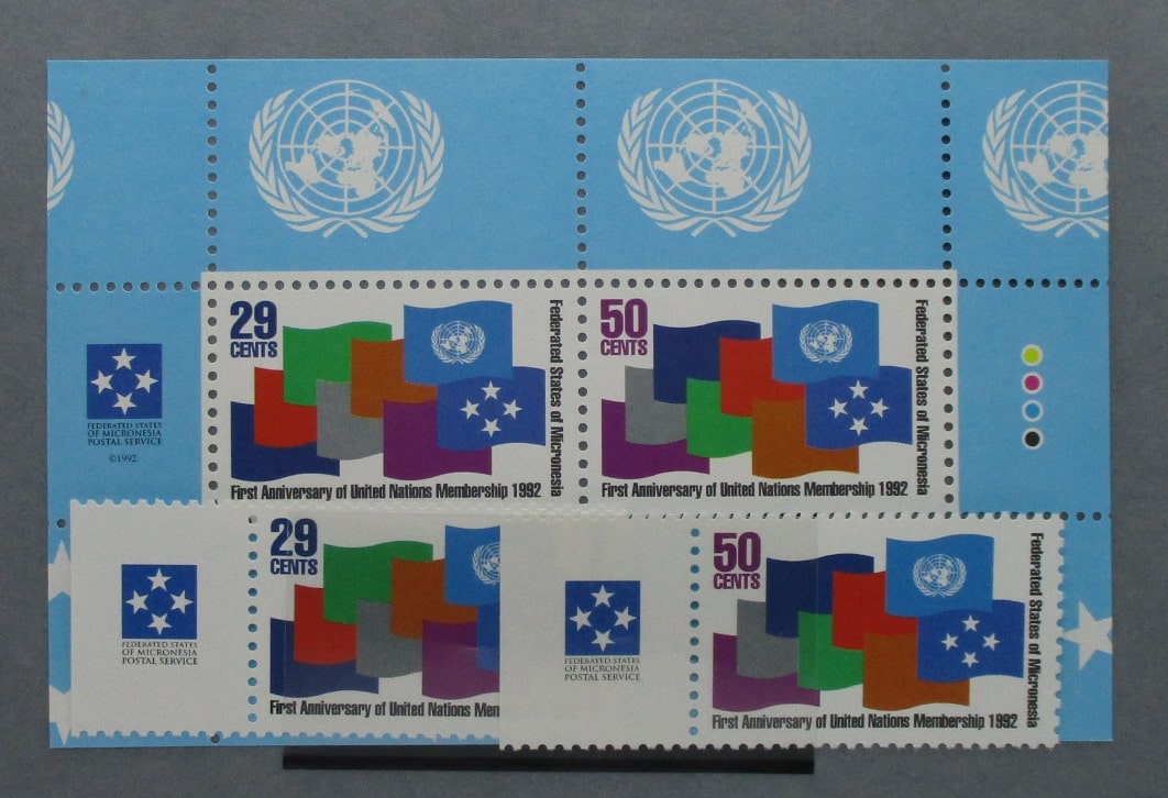 Micronesia Stamps, 1992, SG263-264, MS265, Mint image 0