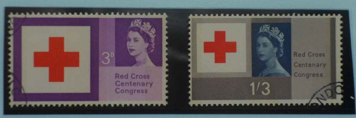 Great Britain Stamps, 1963, SG642p-643p, Used image 0