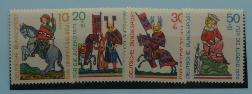 West Germany Stamps, 1970, SG1512-1515, Mint image 0