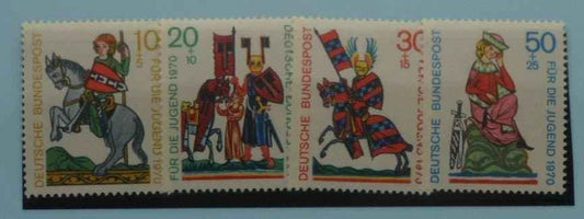 West Germany Stamps, 1970, SG1512-1515, Mint image 0