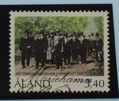 Aland Islands Stamps, 1992, SG62, Used image 0