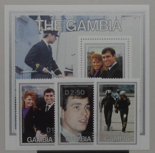 Gambia Stamps, 1986, SG664-666, MS667, Mint image 0