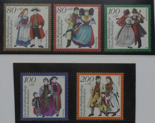 Germany Stamps, 1994, SG2598-2602, Mint image 0