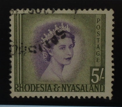 Rhodesia and Nyasaland Stamps, 1954-56, SG13, Used image 0