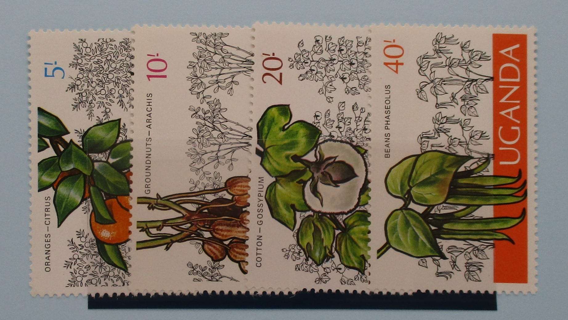 Uganda Stamps, 1975, SG159-162, Mint image 0