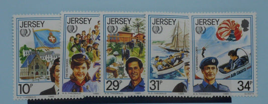 Jersey Stamps, 1985, SG360-364, Mint image 0