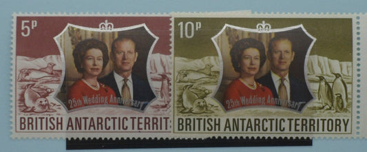 British Antarctic Territory Stamps, 1972, SG42-43, Mint image 0