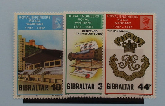 Gibraltar Stamps, 1987, SG582-584, Mint image 0