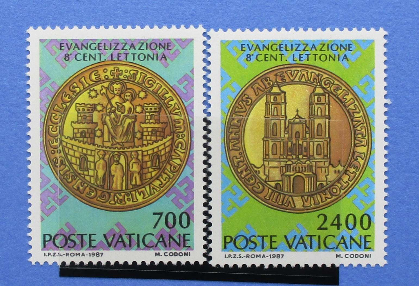 Vatican City Stamps, 1987, SG877-878, Mint image 0