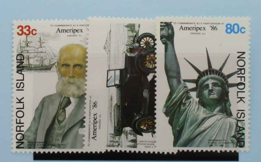 Norfolk Islands Stamps, 1986, SG385-387, Mint image 0