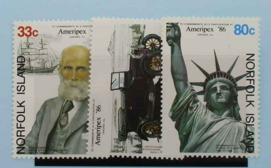 Norfolk Islands Stamps, 1986, SG385-387, Mint image 0