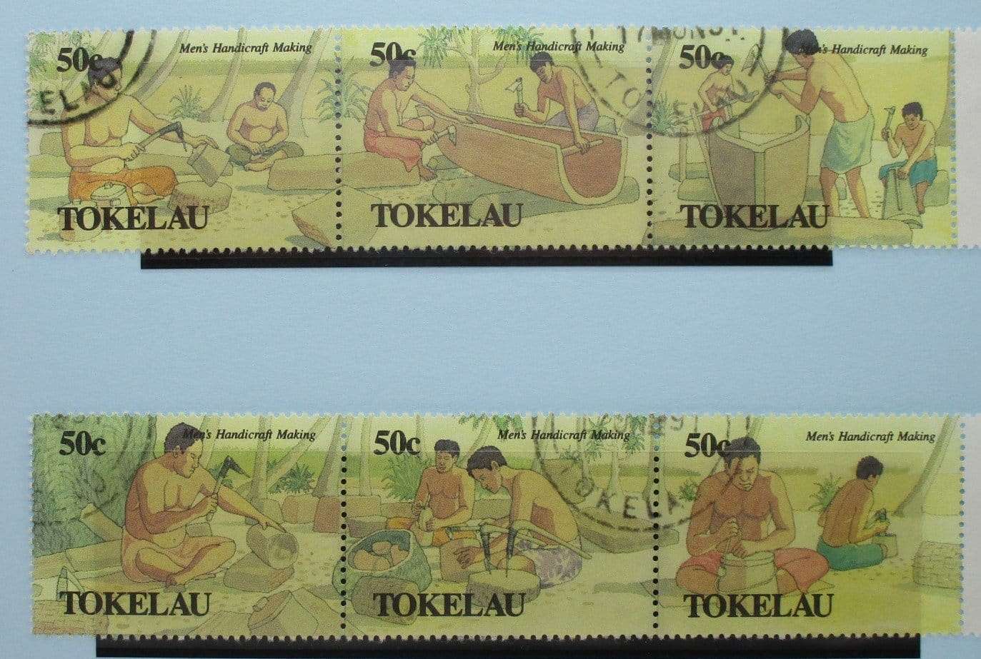 Tokelau Stamps, 1990, SG183a, SG186a, Used image 0