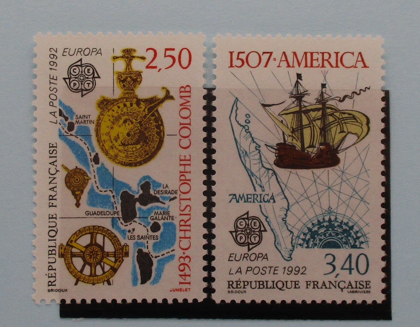 France Stamps, 1992, SG3075-3076, Mint image 0