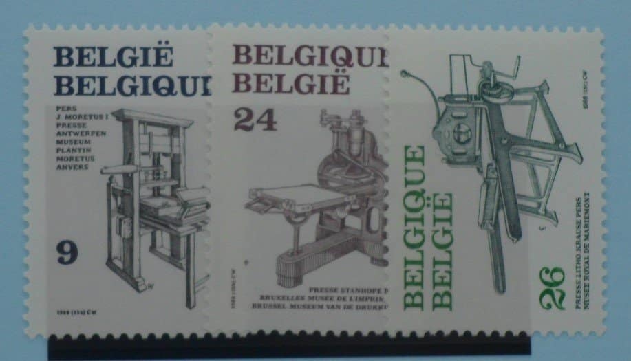 Belgium Stamps, 1988, SG2970-2972, Mint image 0