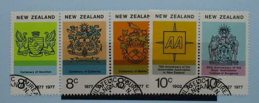 New Zealand Stamps, 1977, SG1132a, SG1135a, Used image 0