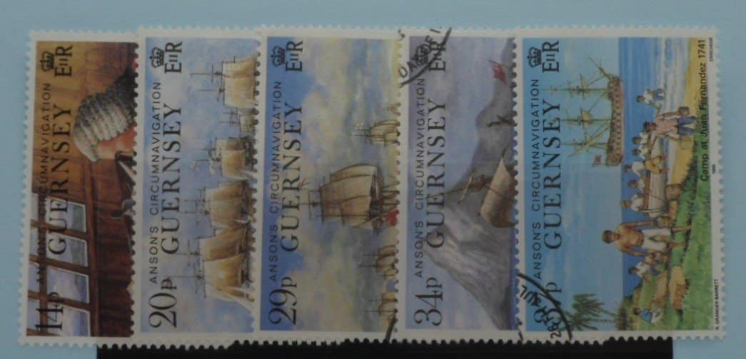 Guernsey Stamps, 1990, SG496-500, Used image 0