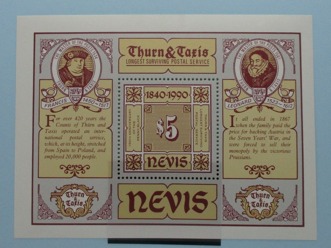 Nevis Stamps, 1990, MS545, Mint image 0
