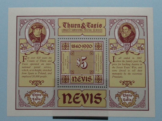 Nevis Stamps, 1990, MS545, Mint image 0