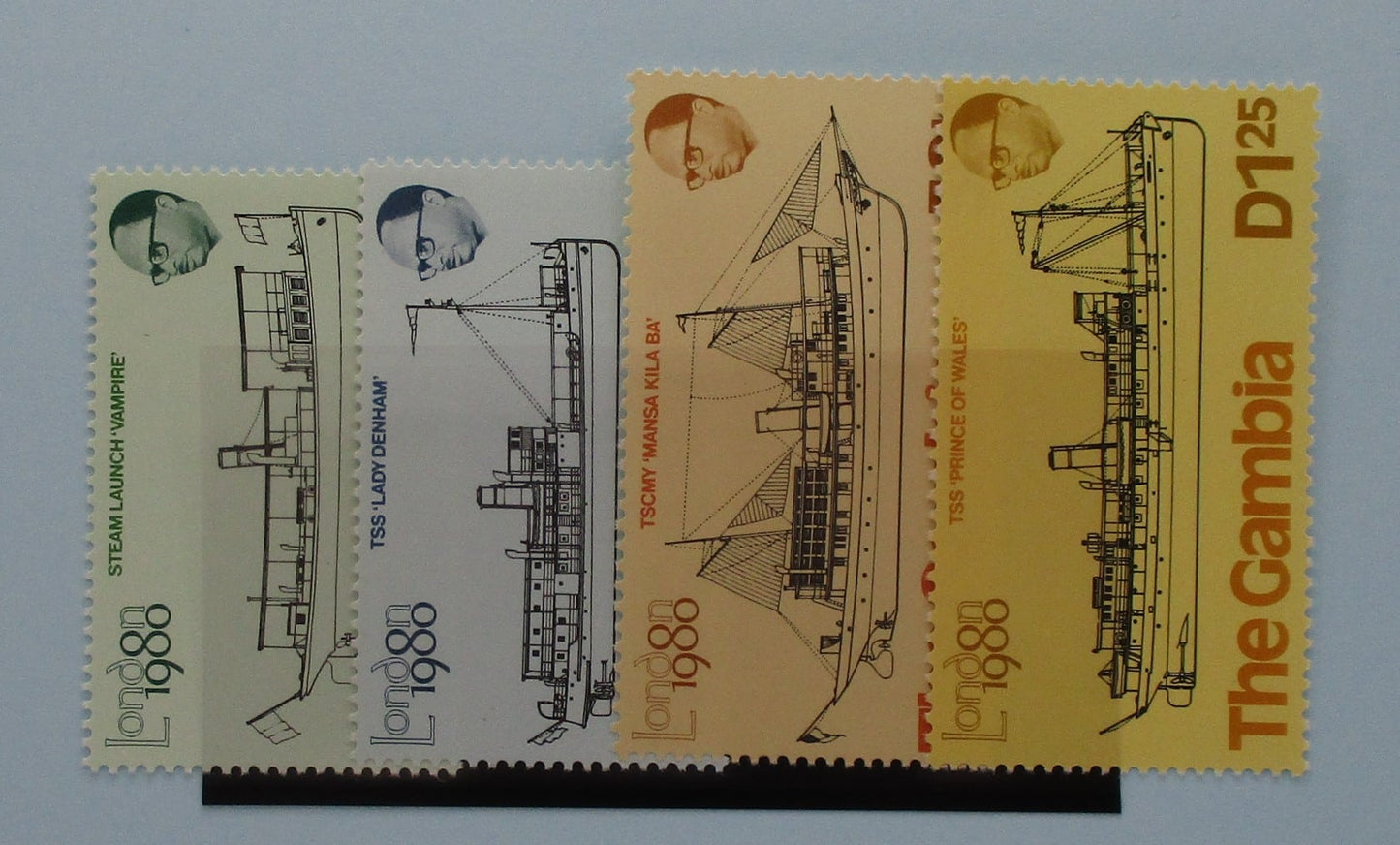 Gambia Stamps, 1980, SG436-439, Mint image 0
