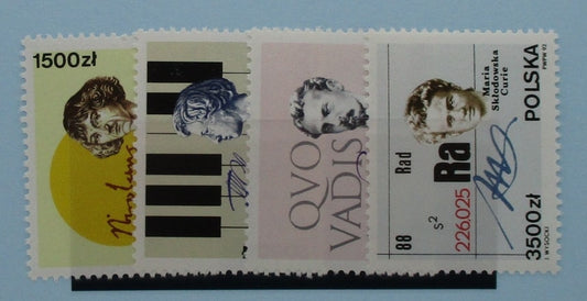 Poland Stamps, 1992, SG3398-3401, Mint image 0