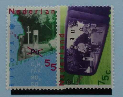 Netherlands Stamps, 1988, SG1532-1533,  Mint image 0