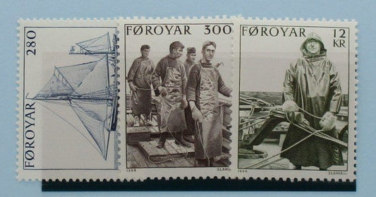 Faroe Islands Stamps, 1984, SG100-102, Mint image 0
