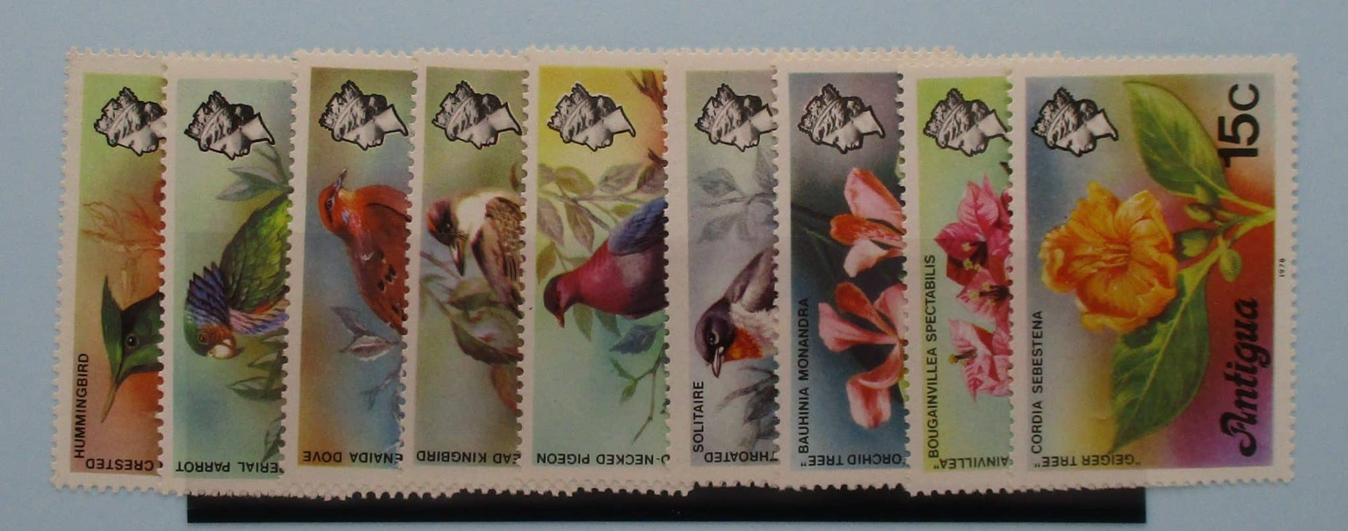 Antigua Stamps, 1976-78, SG469B-477B, Mint image 0