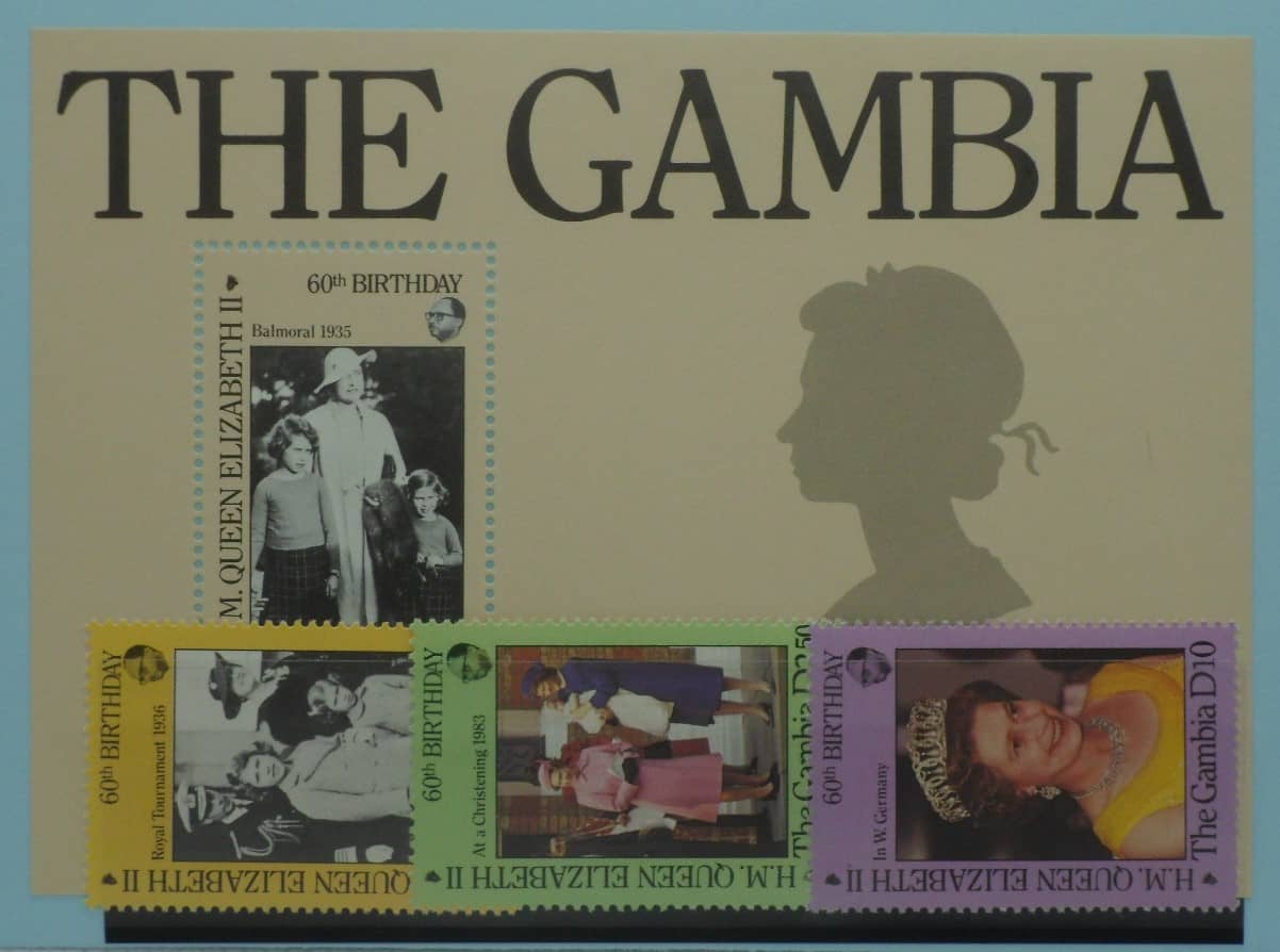 Gambia Stamps, 1986, SG641-643, MS644, Mint image 0