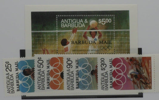 Barbuda Stamps 1984, SG716-719, MS720, Mint image 0