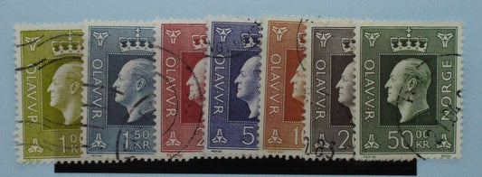 Norway Stamps, 1969-83, SG632-637a, Used image 0