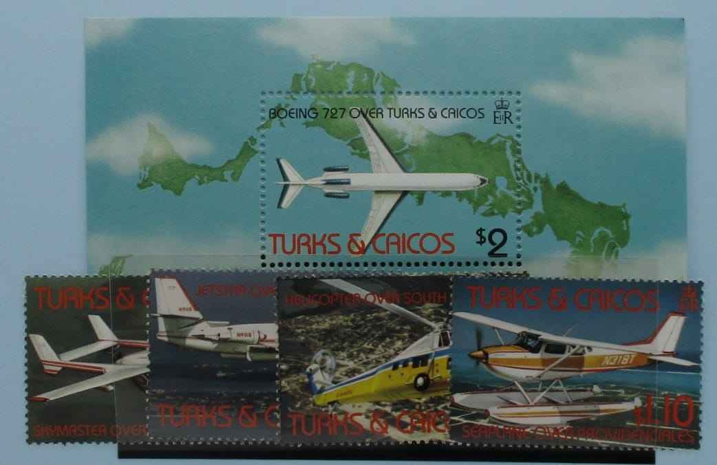 Turks and Caicos Islands Stamps, 1982, SG716-719, MS720, Mint image 0