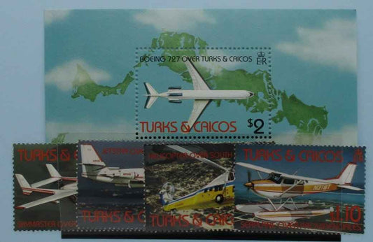 Turks and Caicos Islands Stamps, 1982, SG716-719, MS720, Mint image 0