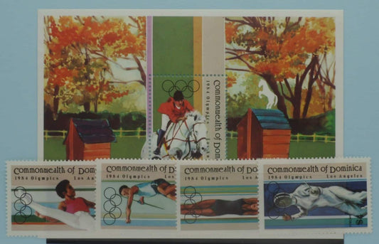 Dominica Stamps, 1984, SG885-888, MS889, Mint image 0